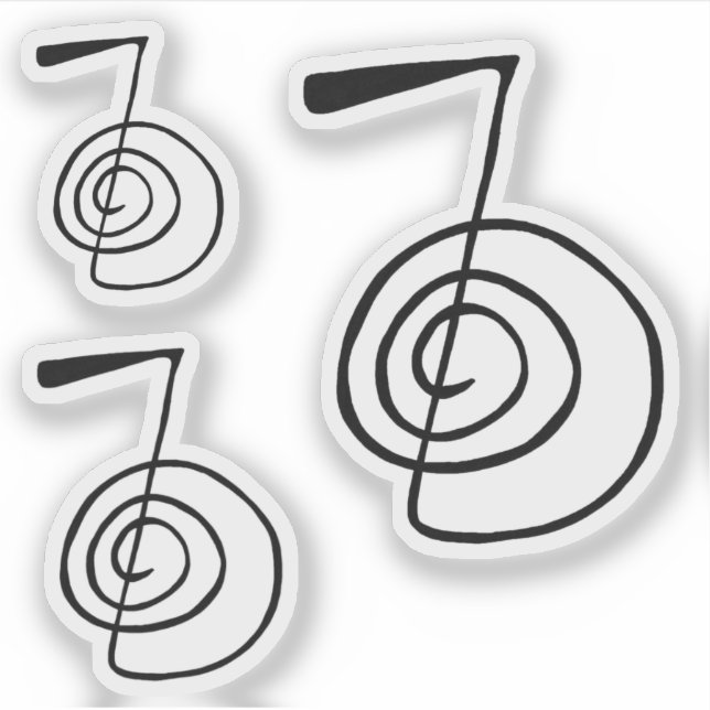 Reiki: Cho Ku Rei: The Power Symbol Sticker Pack (Front)