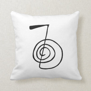 Reiki: Cho Ku Rei: The Power Symbol Throw Pillow