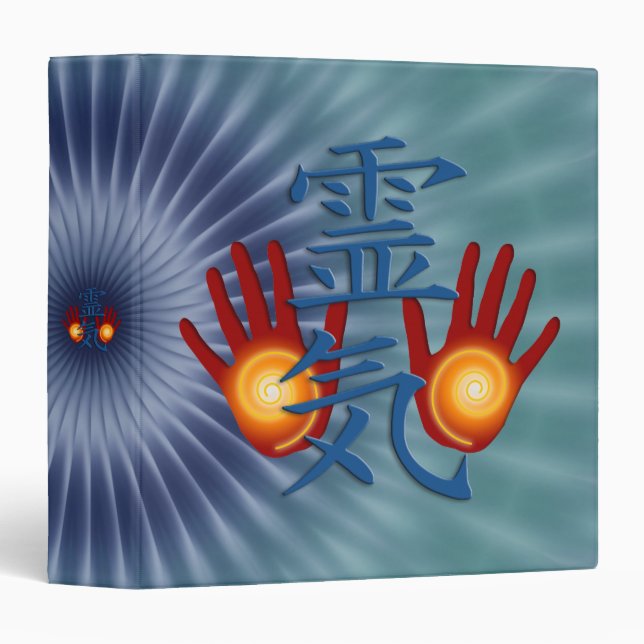 Reiki Hands Binder (Front/Spine)
