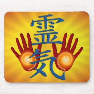 Reiki Hands Mouse Pad