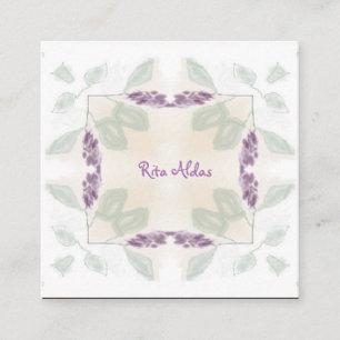 Reiki Healer Sage Natural Business Cards