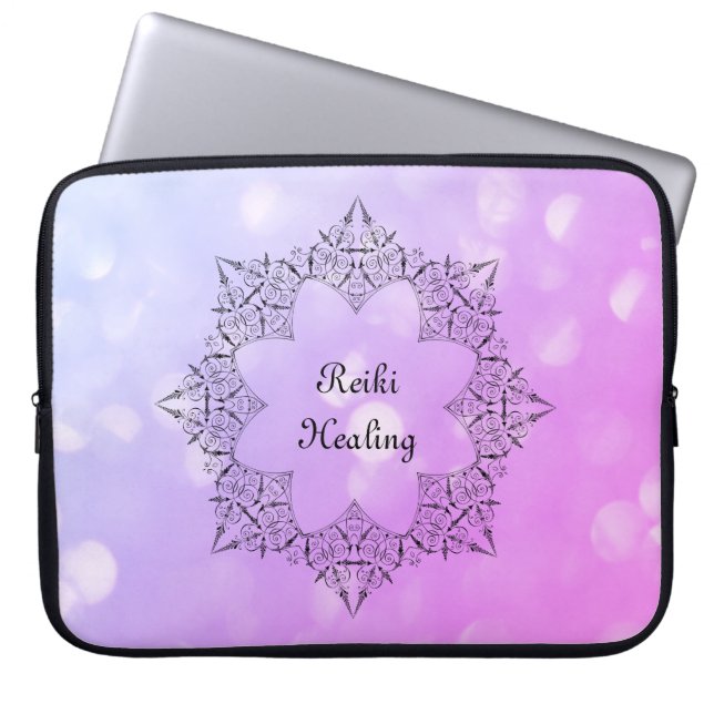 Reiki Healing Laptop Sleeve (Front)