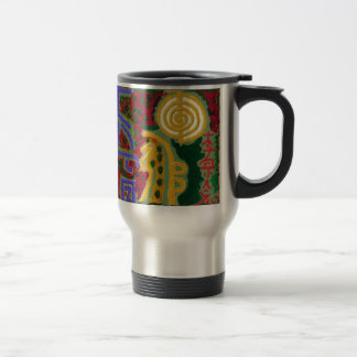 Reiki Healing Symbols by Navin Joshi Artist Canada Travel Mug