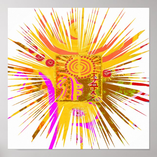 REIKI Healing Symbols Poster (Front)