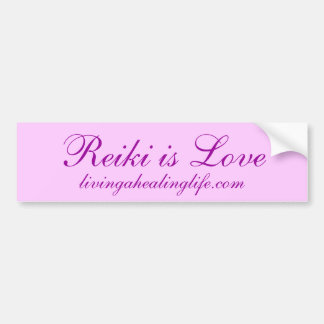 Reiki is Love Bumper Sticker