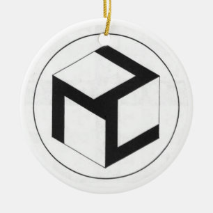 Reiki Kanji and Female Antahkarana Ceramic Ornament
