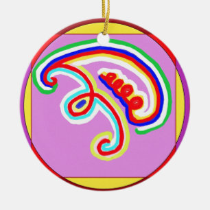 Reiki Karuna Ommantra : EEYAWA Ceramic Ornament