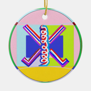 Reiki Karuna Ommantra : RAMA Ceramic Ornament