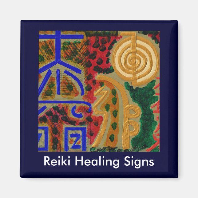 REIKI Main Healing Symbols Magnet (Front)
