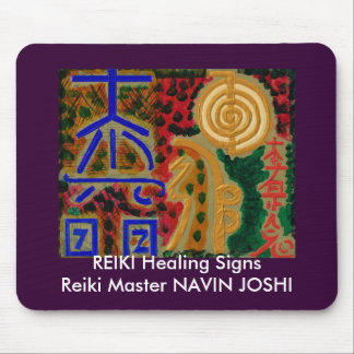 REIKI Main Healing Symbols Mouse Pad