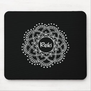 Reiki Mandala . Inspirational Yoga Tee Mouse Pad