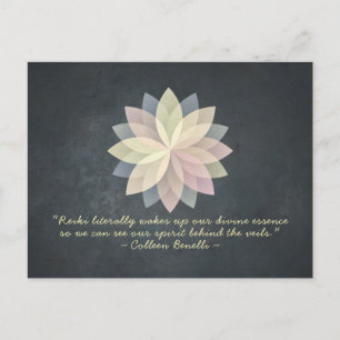 Reiki Master and Yoga Mediation Instructor Quotes Postcard