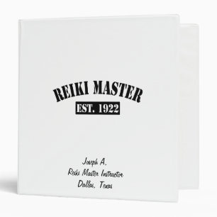 Reiki Master Binder