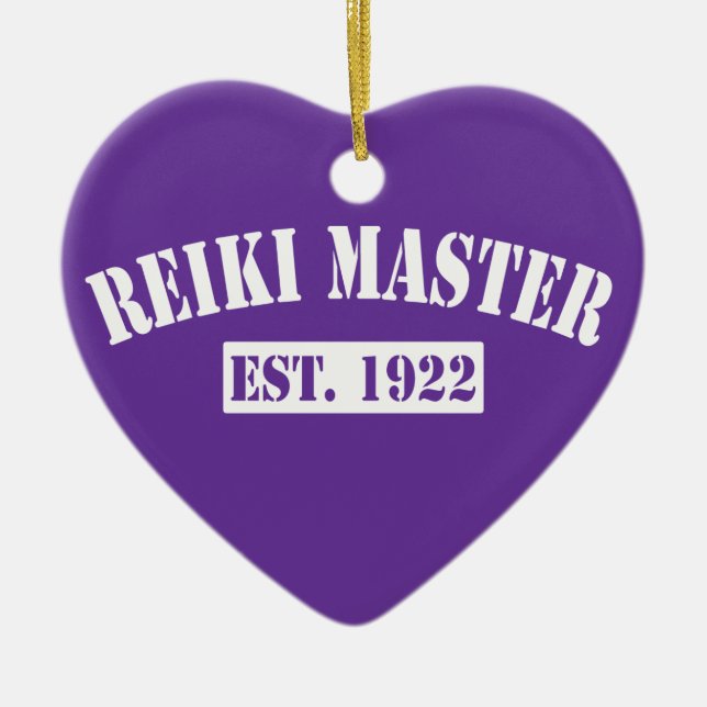 Reiki Master Ceramic Ornament (Front)