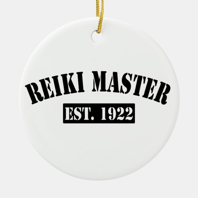 Reiki Master Ceramic Ornament (Front)