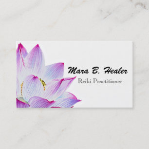 Reiki Master or Practitioner Light Filled Business Card