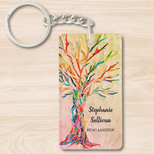 Reiki Master Tree Of Life Keychain