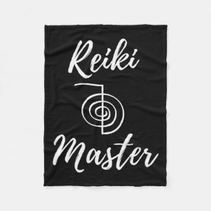 Reiki Master Wellness New Age Chakra Yoga  Fleece Blanket