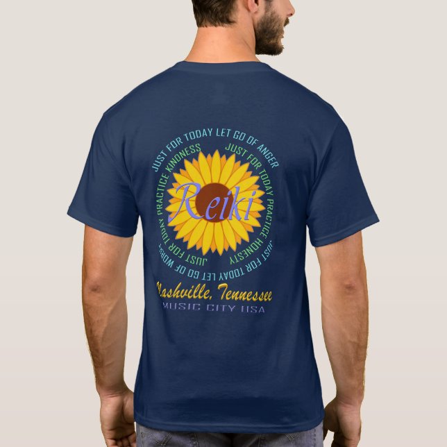 Reiki Nashville Men's T-Shirt (Back)