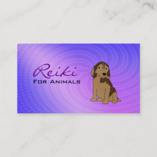 Reiki pour des cartes de visite d'animaux