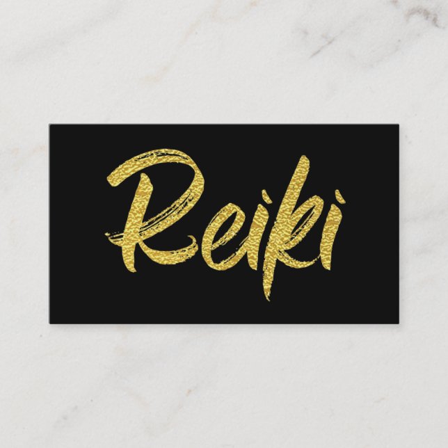 *~*  Reiki Practitioner or Master Energy Healer Business Card (Front)