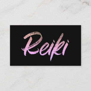 *~*  Reiki Practitioner or Master  Energy Healer Business Card