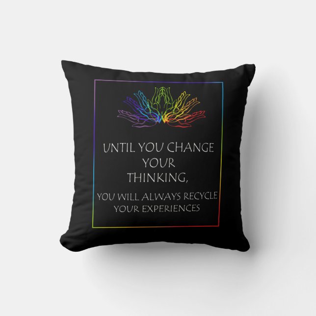 Reiki Practitioner Spiritual Chakra Meditation Throw Pillow (Front)