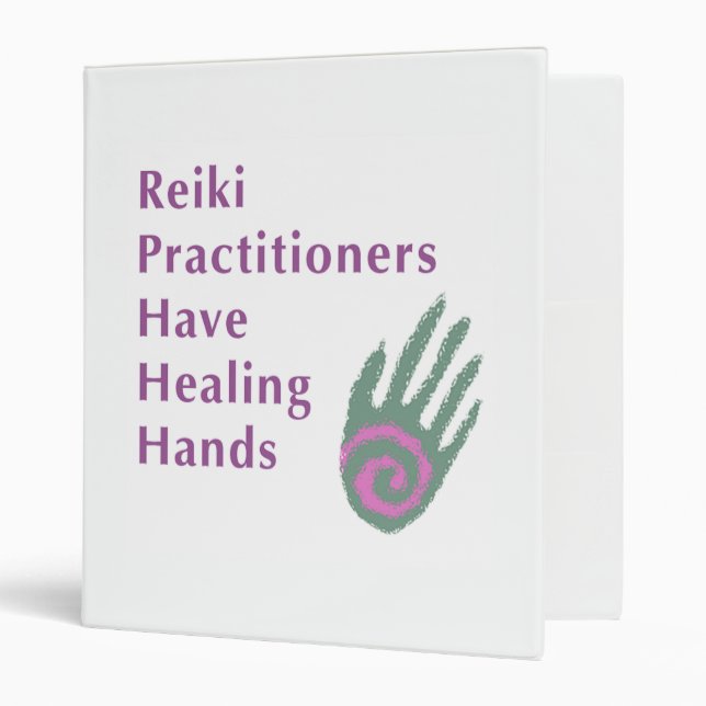 Reiki Practitioners Have Healing Hands Binder (Front/Inside)