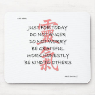 REIKI PRICIPLES IN ENGLISH AT YOUR FINGERTIPS!!! MOUSE PAD