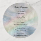 Reiki Principles Flower Mandala design