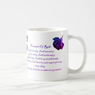 Reiki Principles Just For Today Colors Coffee Mug