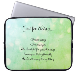 Reiki Principles Laptop Sleeve