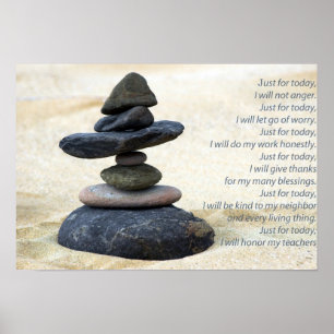 Reiki Principles Poster