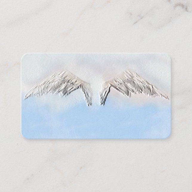 Reiki, Psychique, Angels Wings Carte de visite (Devant)