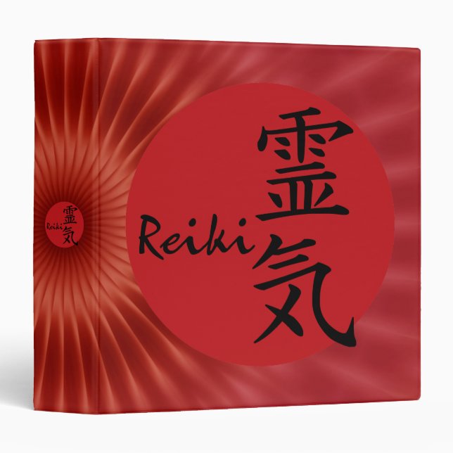 Reiki - red binder (Front/Spine)