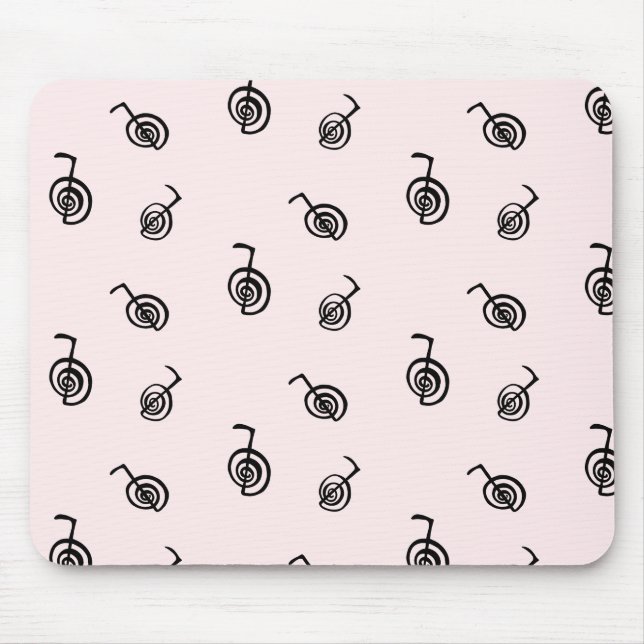 Reiki Symbols Pattern - Reiki Healing Mouse Pad (Front)