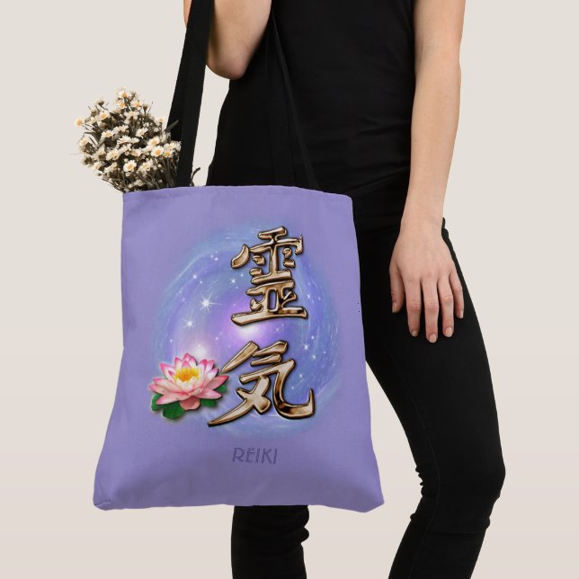 Reiki Tote Bag (Close Up)