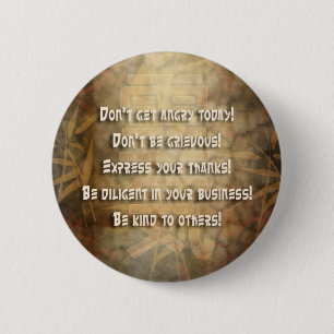 REIKI Usui Principles 2 Inch Round Button