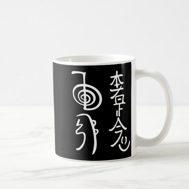 Reiki Wer Symbols Shirt Reiki Energy Sritual Heale Coffee Mug (Right)