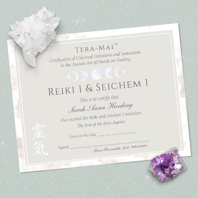 Reiki Yoga  Certificate of Completion Award (Creator Uploaded)