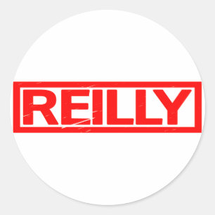 Reilly Stamp Classic Round Sticker