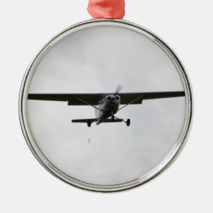 Reims Cessna On Finals Metal Ornament