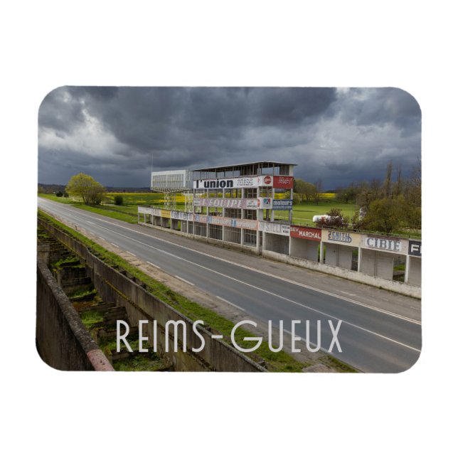 Reims-Gueux Race Circuit, France Magnet (Horizontal)
