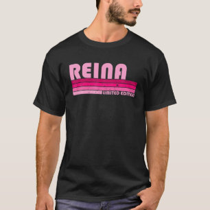 REINA Name Personalized Retro Vintage 80S 90S Birt T-Shirt