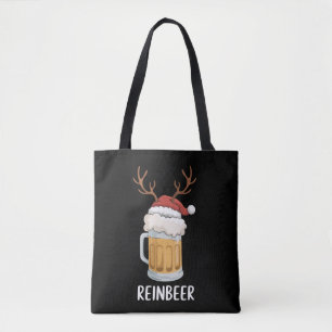 Reinbeer Funny Couples Christmas Matching Holiday Tote Bag