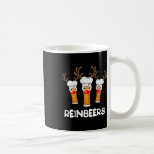 Reinbeers Funny Reindeer Beer Christmas Drinking X Coffee Mug