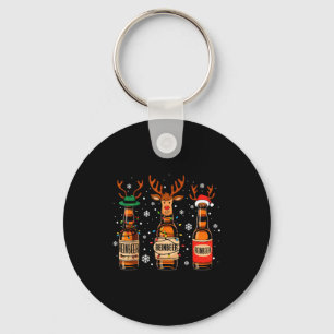 Reinbeers Funny Reindeer Beer Christmas Drinking X Keychain
