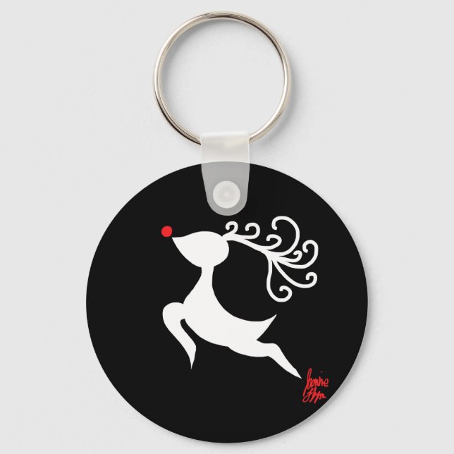 Reindeer 2 Keychain (Front)