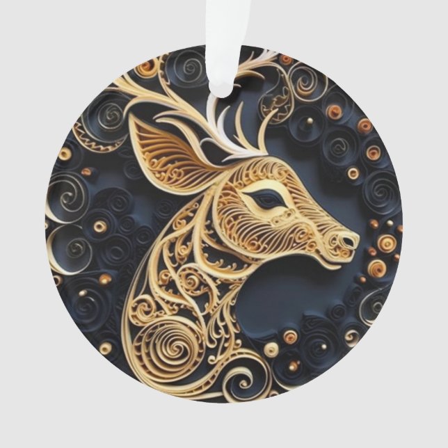 Reindeer à effet de recouvrement 3d (devant)