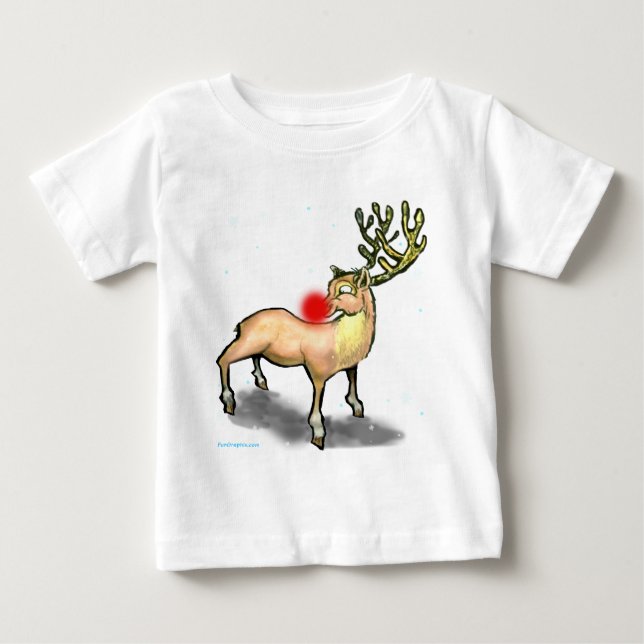 Reindeer Baby T-Shirt (Front)
